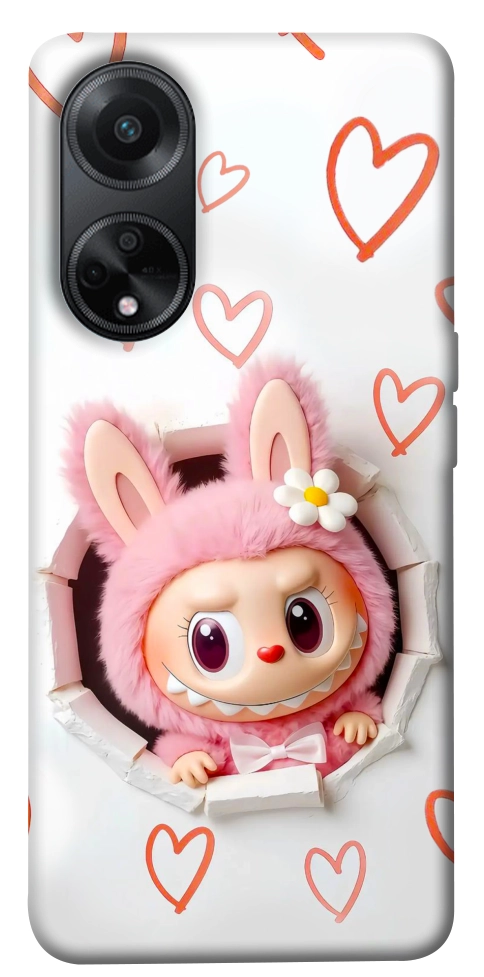 Чехол Labubu paper для Oppo A58 4G