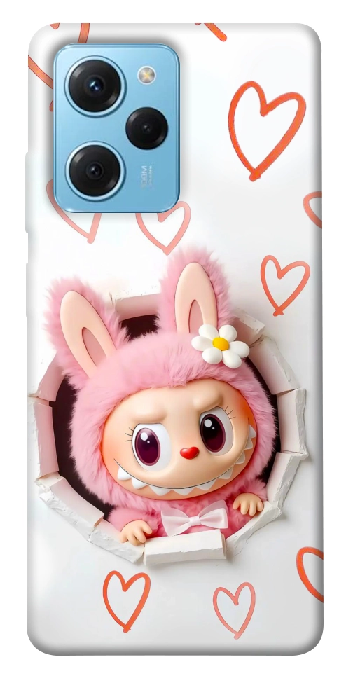 Чехол Labubu paper для Xiaomi Poco X5 Pro 5G