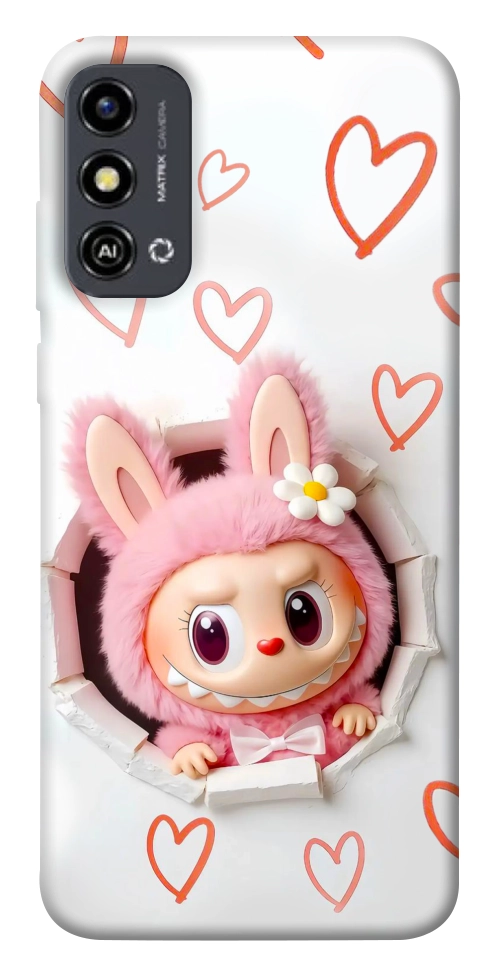 Чехол Labubu paper для ZTE Blade A53