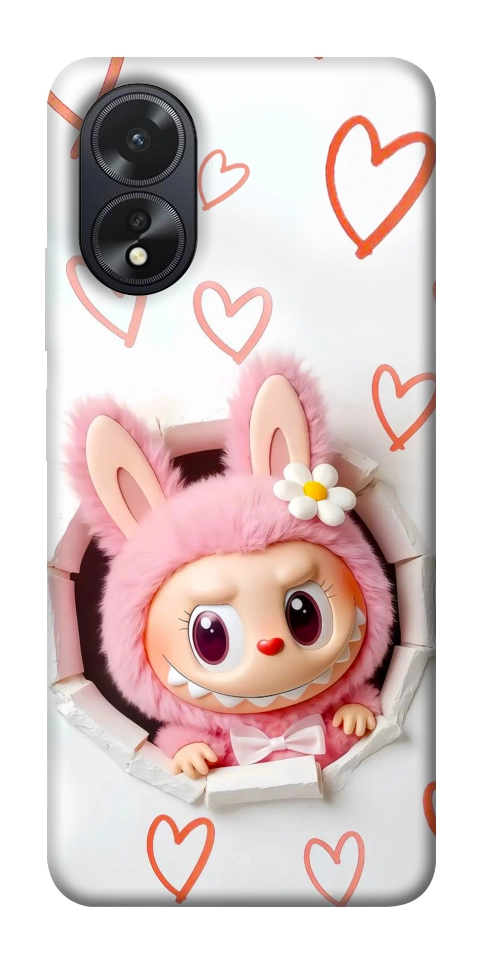 Чохол Labubu paper для Oppo A38