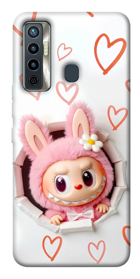 Чехол Labubu paper для TECNO Camon 17