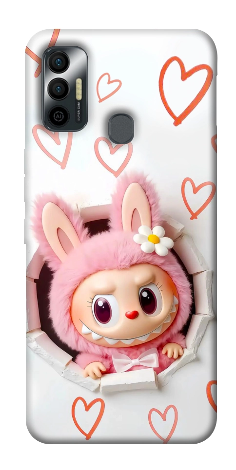 Чохол Labubu paper для TECNO Spark 7