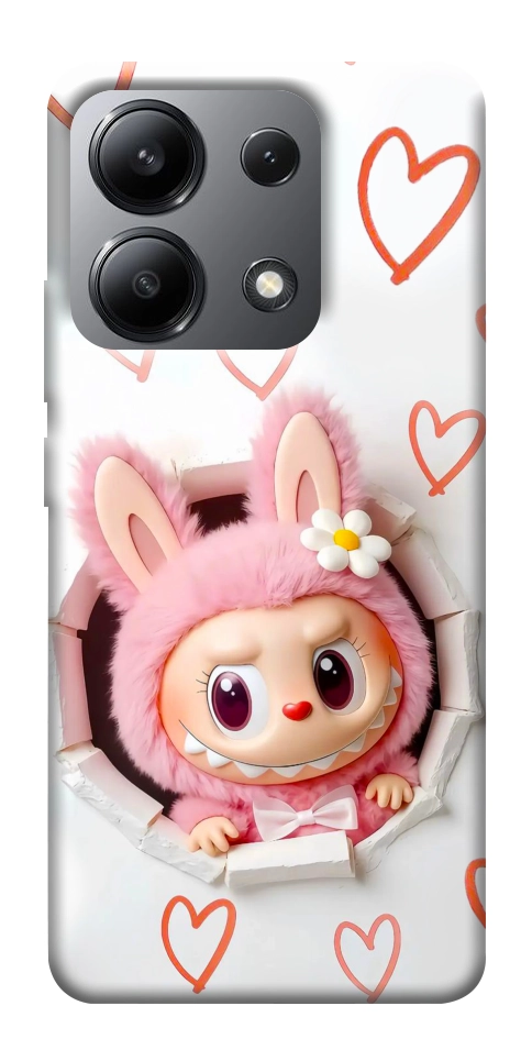 Чехол Labubu paper для Xiaomi Redmi Note 13 4G