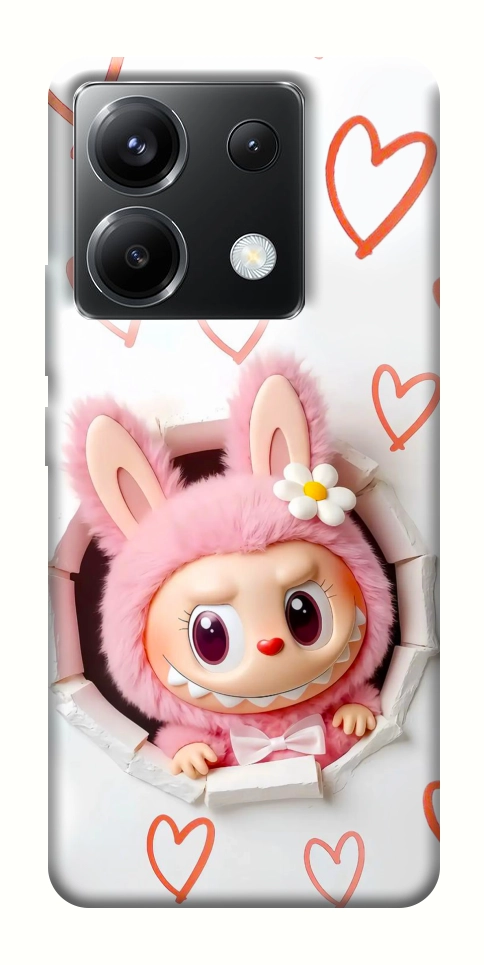 Чохол Labubu paper для Xiaomi Poco X6
