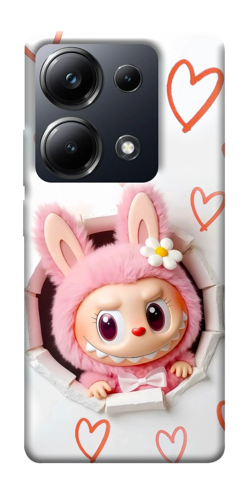 Чехол Labubu paper для Xiaomi Poco M6