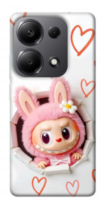 Чехол Labubu paper для Xiaomi Redmi Note 13 Pro 5G