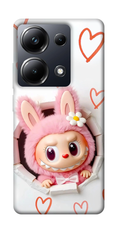 Чохол Labubu paper для Xiaomi Poco M6 Pro 4G