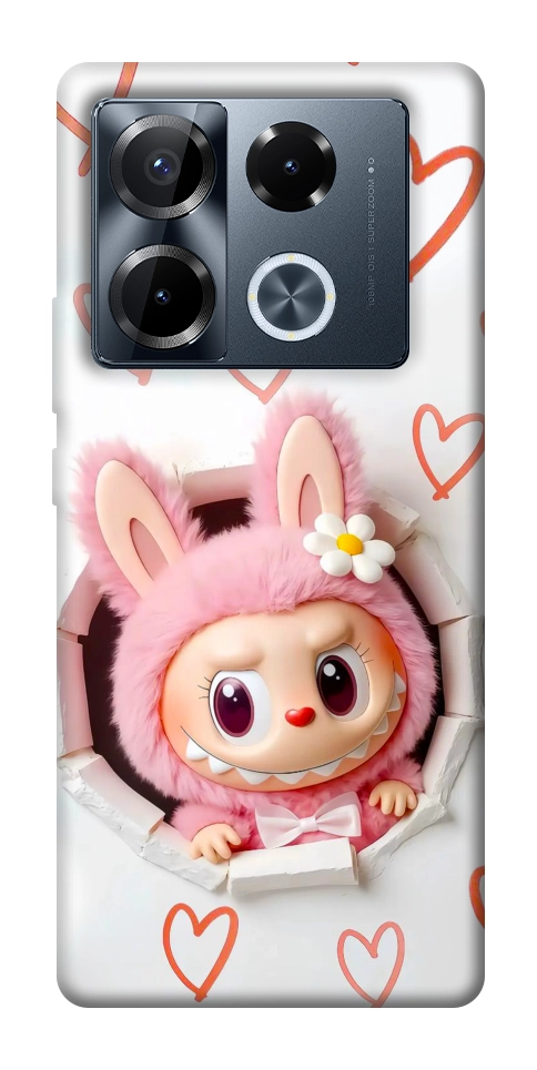 Чохол Labubu paper для Infinix Note 40 Pro 4G