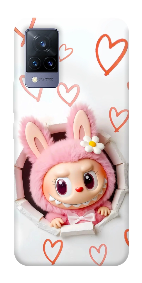 Чехол Labubu paper для Vivo V21