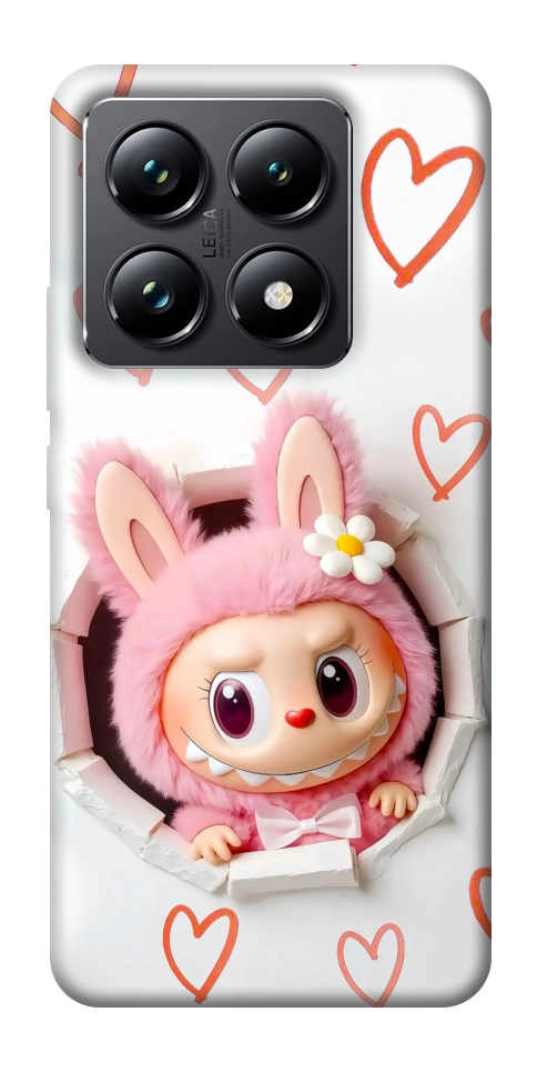 Чехол Labubu paper для Xiaomi 14T Pro