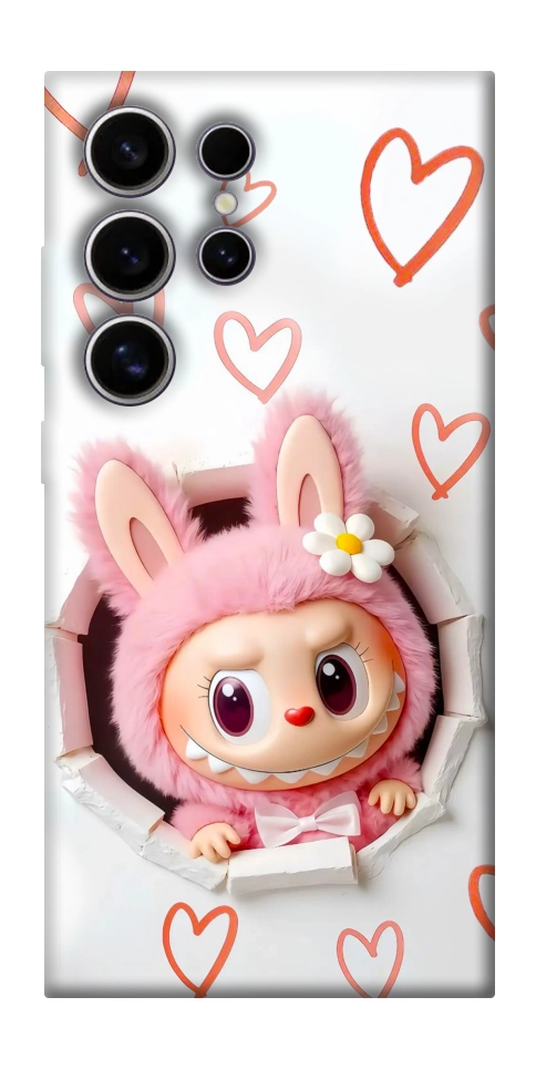 Чехол Labubu paper для Galaxy S25 Ultra