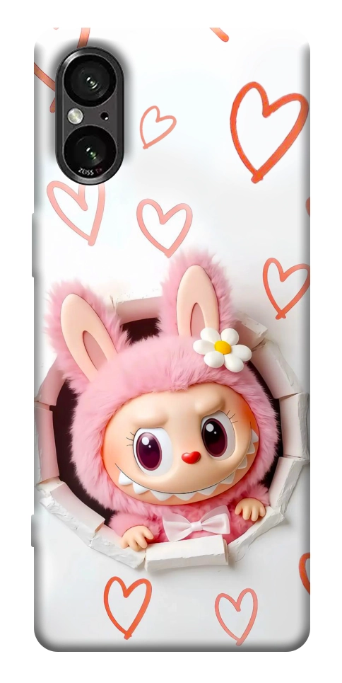 Чехол Labubu paper для Sony Xperia 5 V