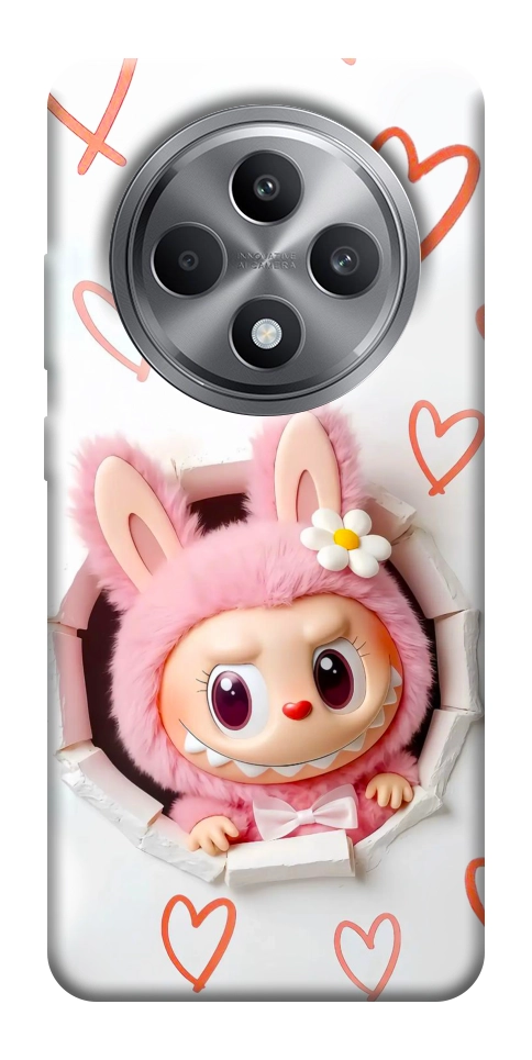 Чохол Labubu paper для Oppo Reno 12 F 4G