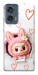 Чехол Labubu paper для Motorola Edge 50 Fusion