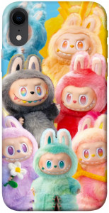 Чехол Rainbow labubu для iPhone XR