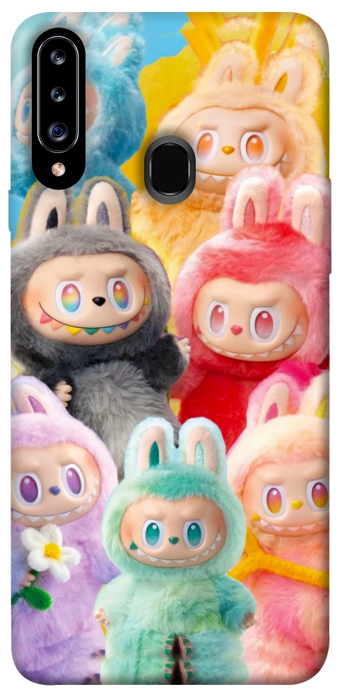 Чехол Rainbow labubu для Galaxy A20s (2019)