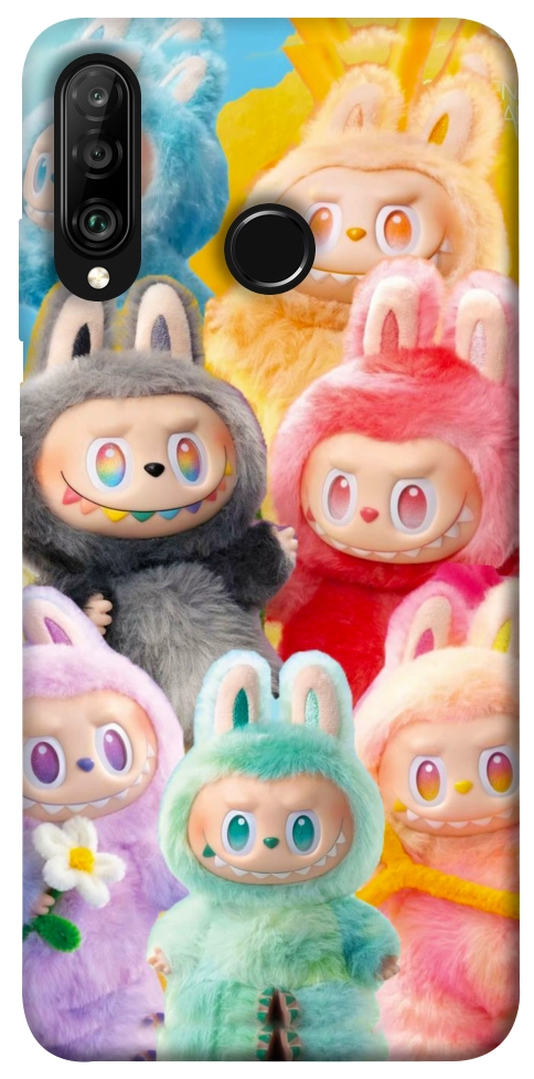 Чехол Rainbow labubu для Huawei P30 Lite
