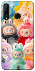 Чехол Rainbow labubu для Huawei P30 Lite
