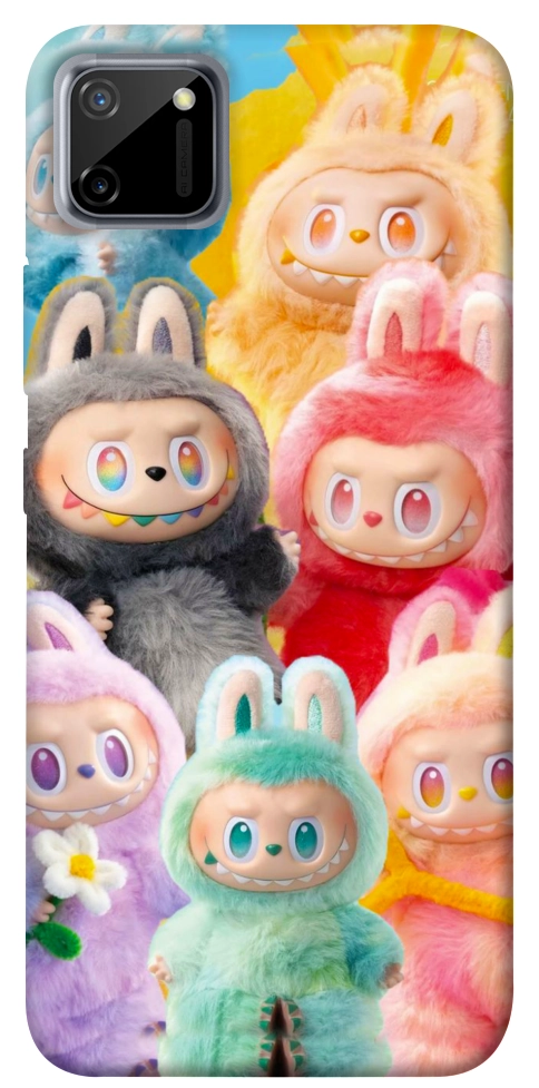 Чехол Rainbow labubu для Realme C11