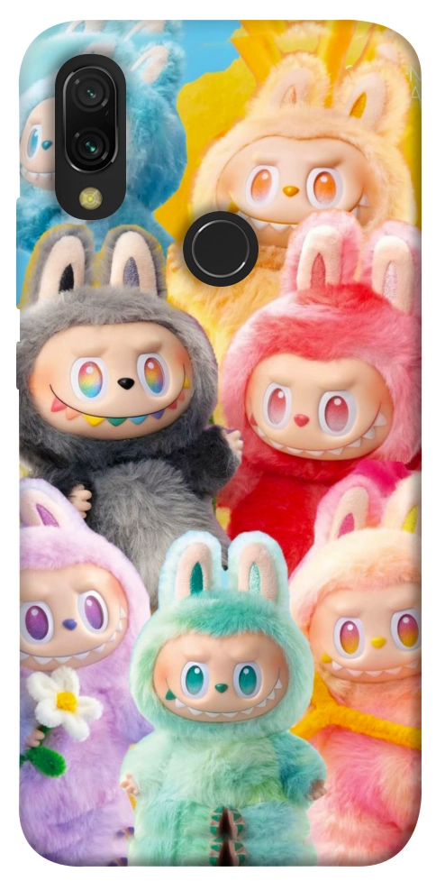 Чехол Rainbow labubu для Xiaomi Redmi 7