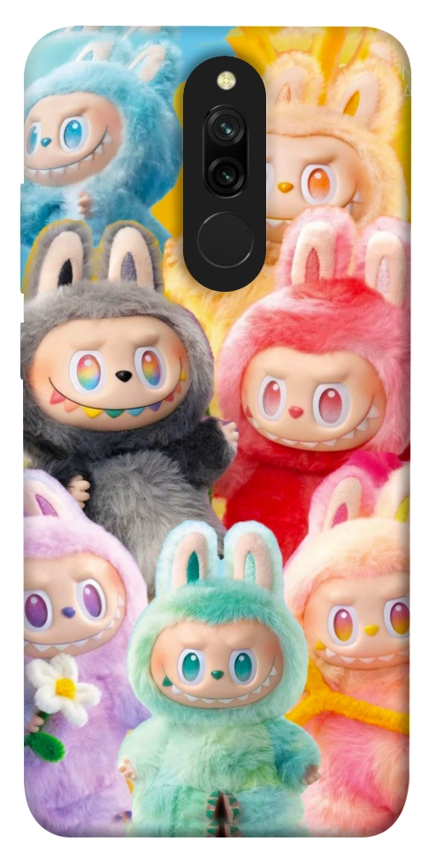 Чехол Rainbow labubu для Xiaomi Redmi 8