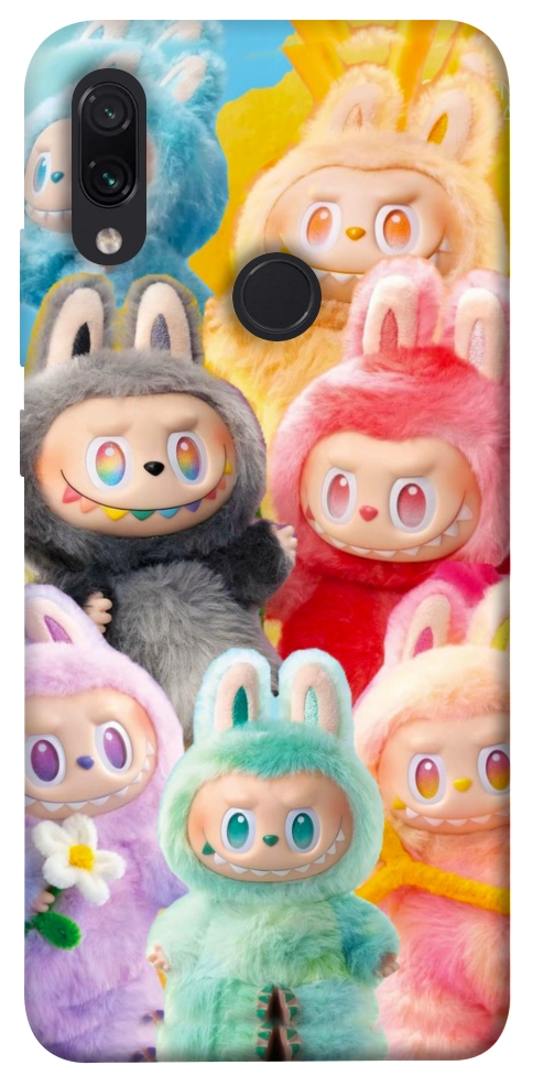 Чехол Rainbow labubu для Xiaomi Redmi Note 7