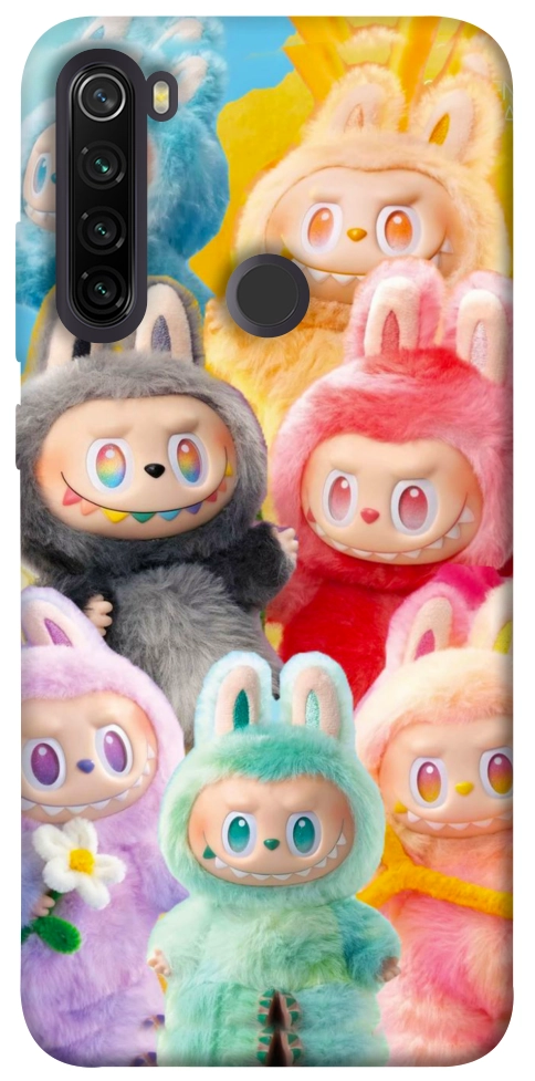 Чохол Rainbow labubu для Xiaomi Redmi Note 8T