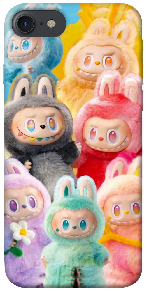 Чехол Rainbow labubu для iPhone 8