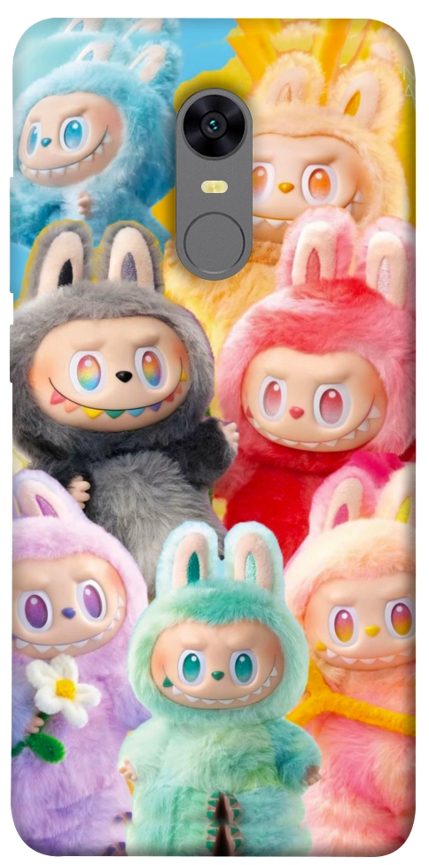 Чехол Rainbow labubu для Xiaomi Redmi Note 5 (Single Camera)