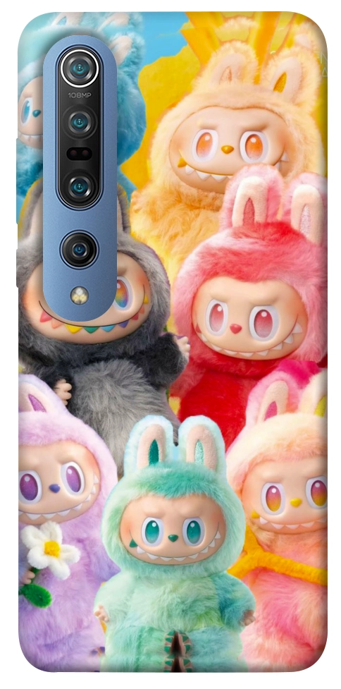 Чехол Rainbow labubu для Xiaomi Mi 10