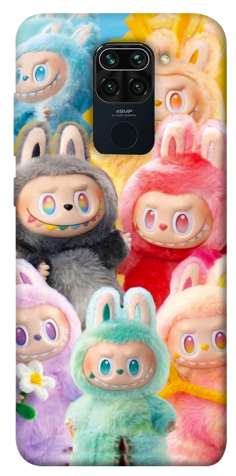 Чехол Rainbow labubu для Xiaomi Redmi 10X