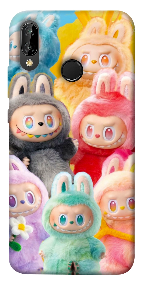 Чехол Rainbow labubu для Huawei P20 Lite