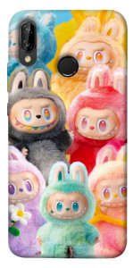 Чехол Rainbow labubu для Huawei P20 Lite