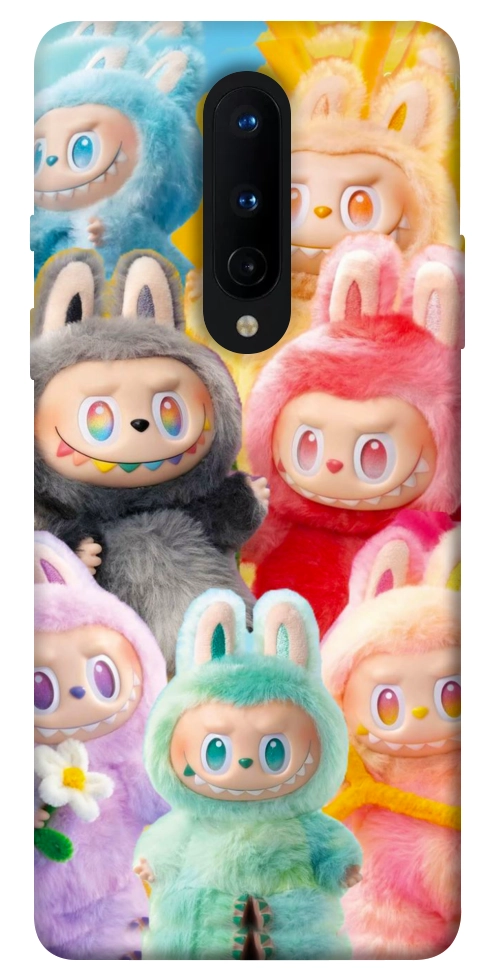 Чехол Rainbow labubu для OnePlus 8