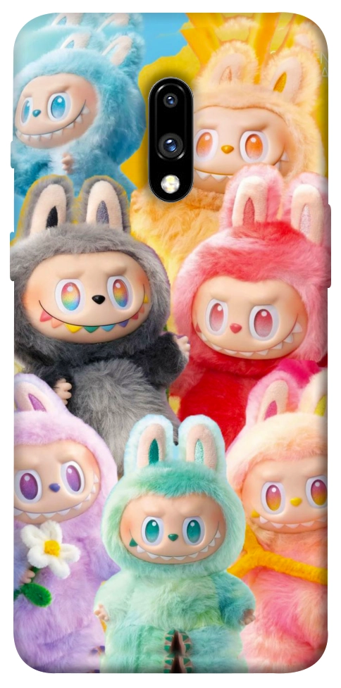 Чехол Rainbow labubu для OnePlus 7