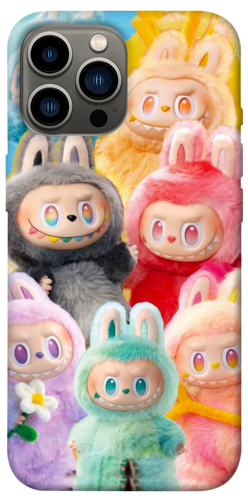 Чехол Rainbow labubu для iPhone 12 Pro Max