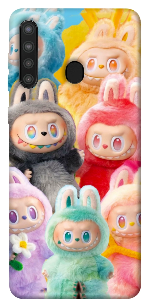 Чехол Rainbow labubu для Galaxy A21