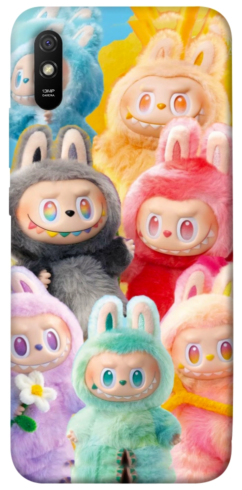 Чохол Rainbow labubu для Xiaomi Redmi 9A
