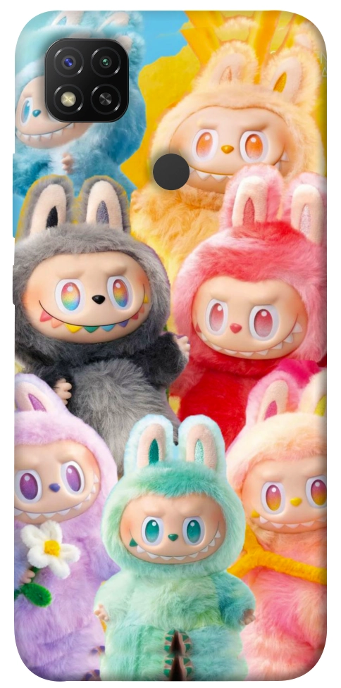 Чохол Rainbow labubu для Xiaomi Redmi 9C