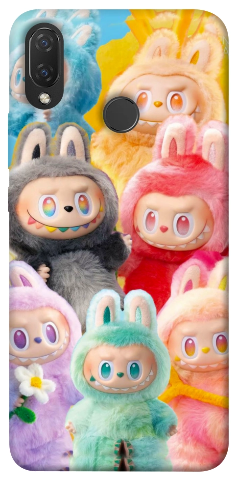 Чохол Rainbow labubu для Huawei Nova 3i