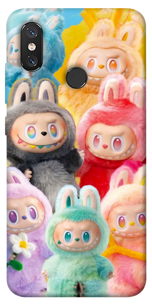 Чохол Rainbow labubu для Xiaomi Mi 8