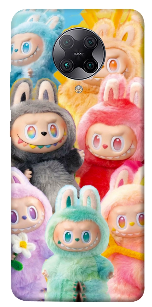 Чохол Rainbow labubu для Xiaomi Redmi K30 Pro