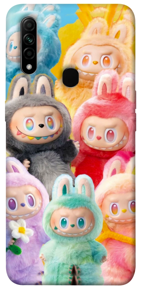 Чохол Rainbow labubu для Oppo A31