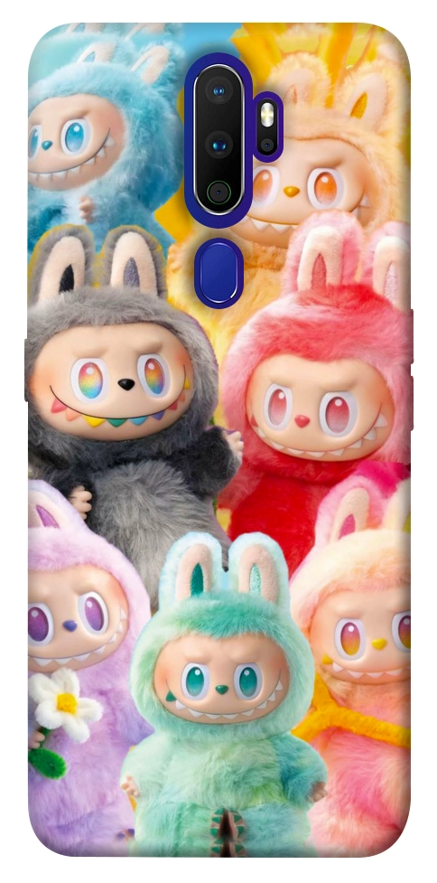 Чохол Rainbow labubu для Oppo A9 (2020)