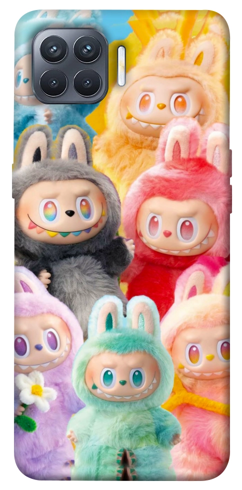 Чехол Rainbow labubu для Oppo Reno 4 Lite