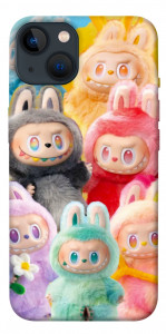 Чохол Rainbow labubu для iPhone 13