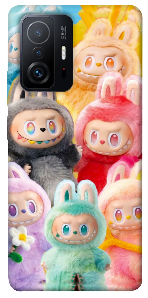 Чехол Rainbow labubu для Xiaomi 11T