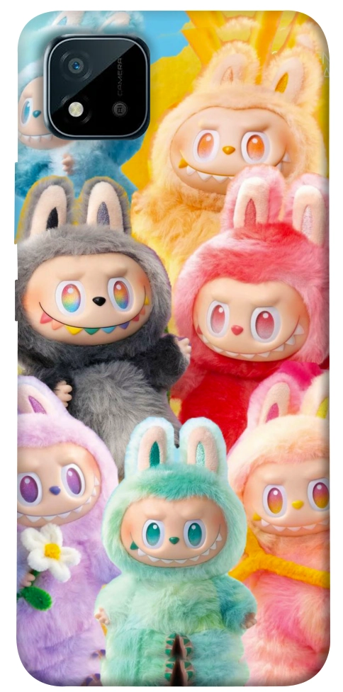 Чохол Rainbow labubu для Realme C11 (2021)