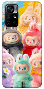 Чохол Rainbow labubu для Xiaomi Poco M4 Pro 5G