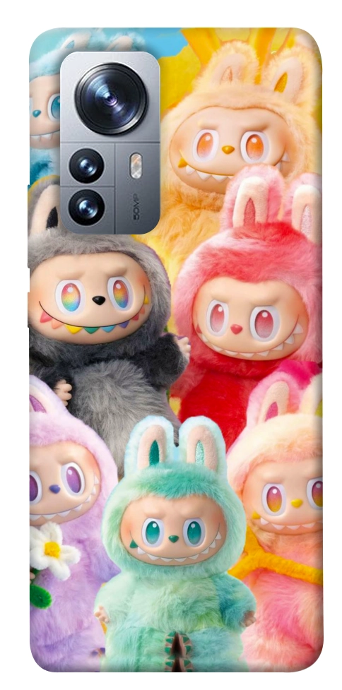 Чехол Rainbow labubu для Xiaomi 12